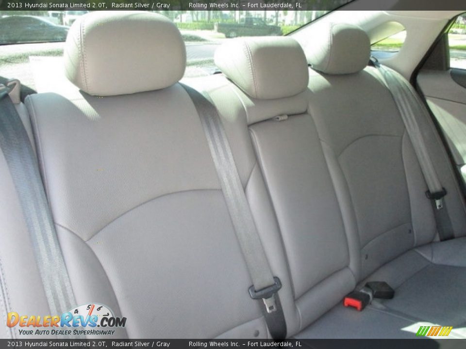 2013 Hyundai Sonata Limited 2.0T Radiant Silver / Gray Photo #14