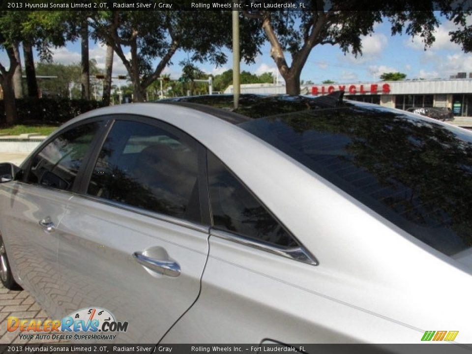 2013 Hyundai Sonata Limited 2.0T Radiant Silver / Gray Photo #15