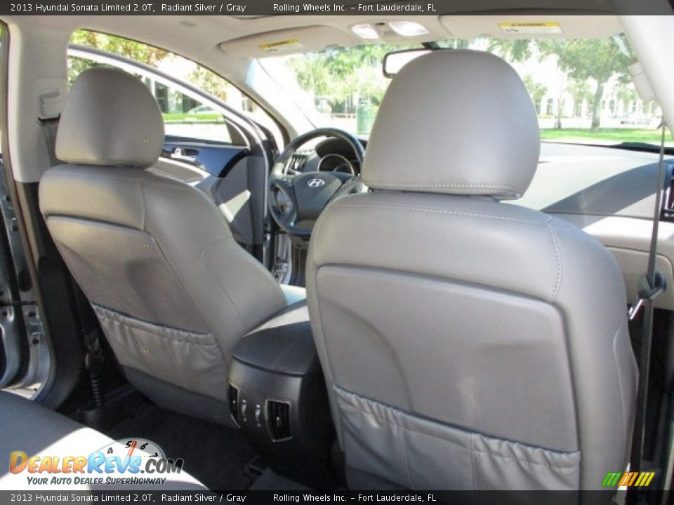 2013 Hyundai Sonata Limited 2.0T Radiant Silver / Gray Photo #16