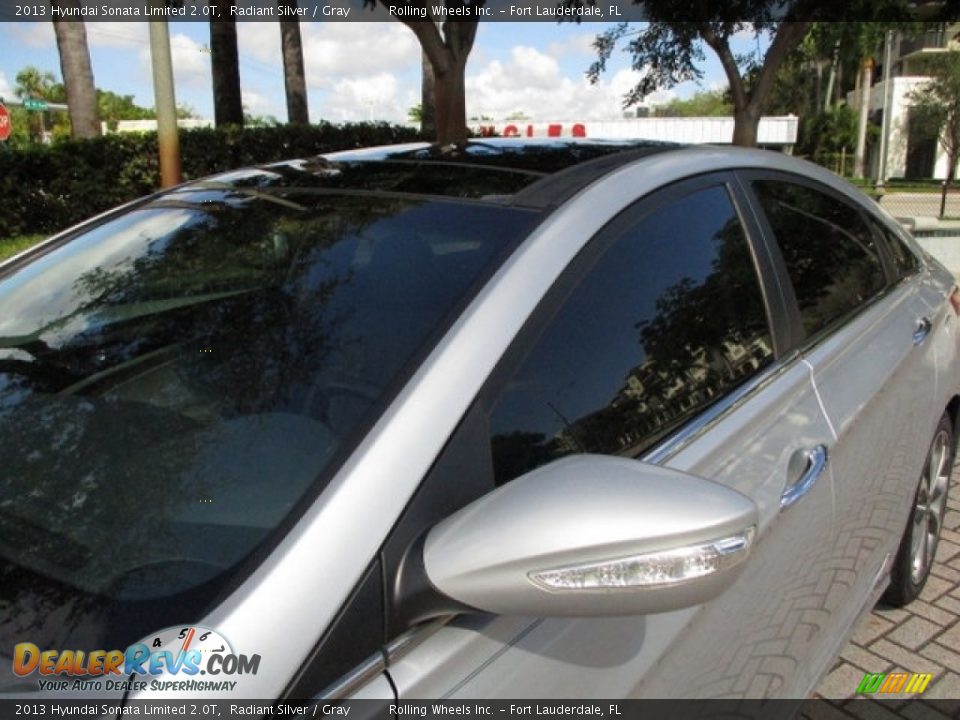 2013 Hyundai Sonata Limited 2.0T Radiant Silver / Gray Photo #17