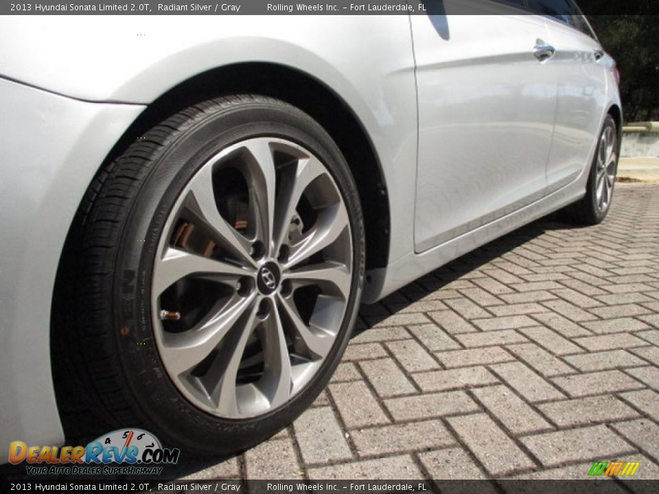 2013 Hyundai Sonata Limited 2.0T Radiant Silver / Gray Photo #19