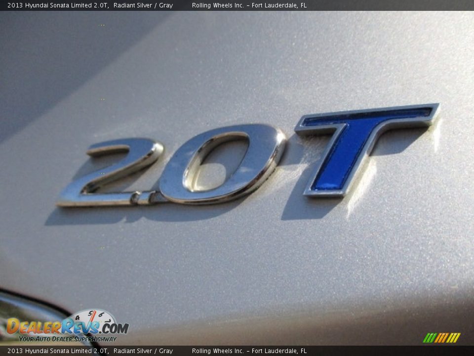 2013 Hyundai Sonata Limited 2.0T Radiant Silver / Gray Photo #21