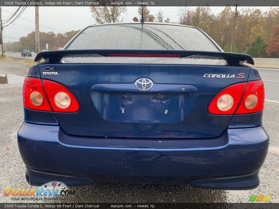 2006 Toyota Corolla S Indigo Ink Pearl / Dark Charcoal Photo #4