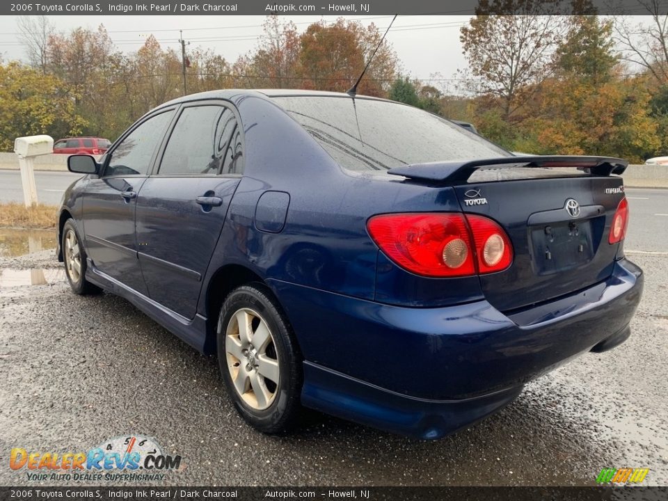 2006 Toyota Corolla S Indigo Ink Pearl / Dark Charcoal Photo #5