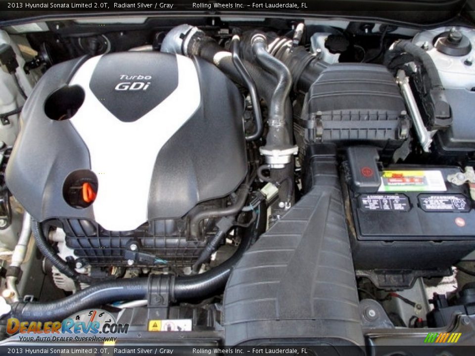 2013 Hyundai Sonata Limited 2.0T Radiant Silver / Gray Photo #25