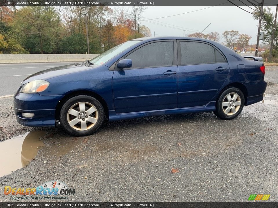 2006 Toyota Corolla S Indigo Ink Pearl / Dark Charcoal Photo #6