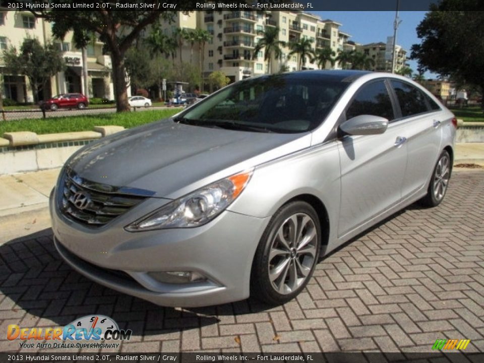 2013 Hyundai Sonata Limited 2.0T Radiant Silver / Gray Photo #26