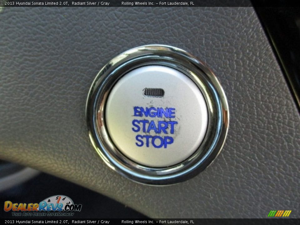 2013 Hyundai Sonata Limited 2.0T Radiant Silver / Gray Photo #27