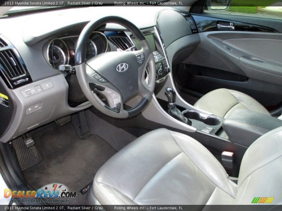 2013 Hyundai Sonata Limited 2.0T Radiant Silver / Gray Photo #29