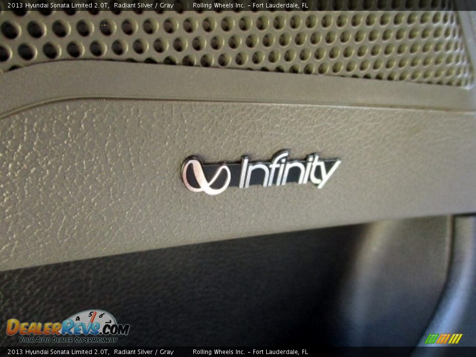 2013 Hyundai Sonata Limited 2.0T Radiant Silver / Gray Photo #30