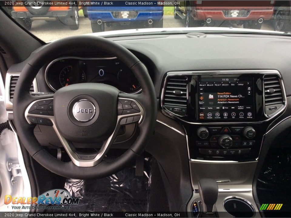 2020 Jeep Grand Cherokee Limited 4x4 Bright White / Black Photo #3