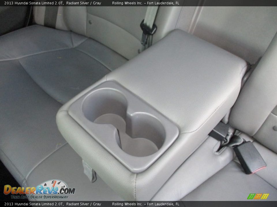 2013 Hyundai Sonata Limited 2.0T Radiant Silver / Gray Photo #32