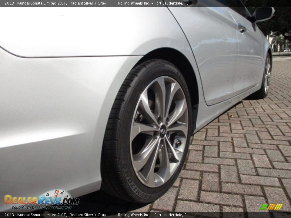 2013 Hyundai Sonata Limited 2.0T Radiant Silver / Gray Photo #35