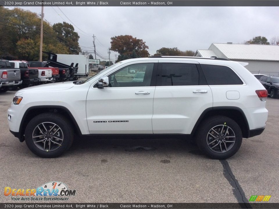 2020 Jeep Grand Cherokee Limited 4x4 Bright White / Black Photo #6