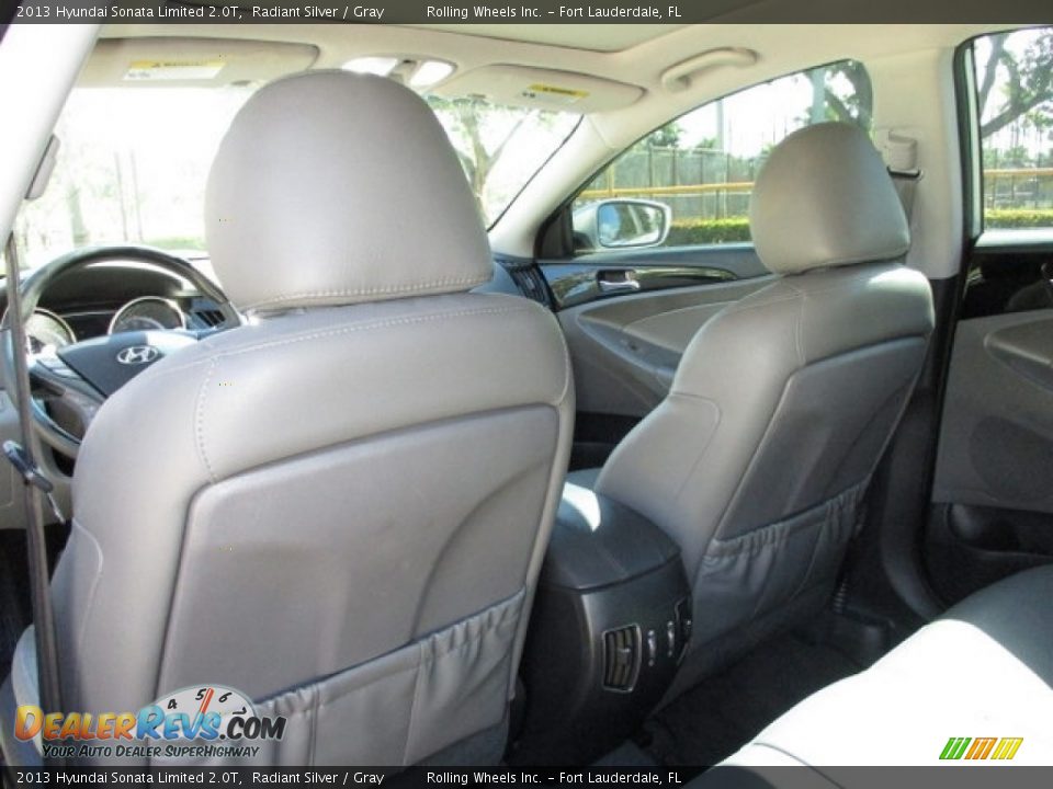2013 Hyundai Sonata Limited 2.0T Radiant Silver / Gray Photo #36