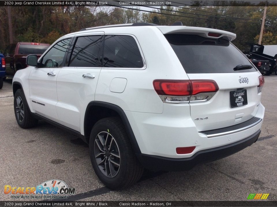 2020 Jeep Grand Cherokee Limited 4x4 Bright White / Black Photo #7