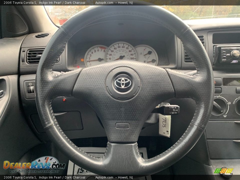 2006 Toyota Corolla S Indigo Ink Pearl / Dark Charcoal Photo #17