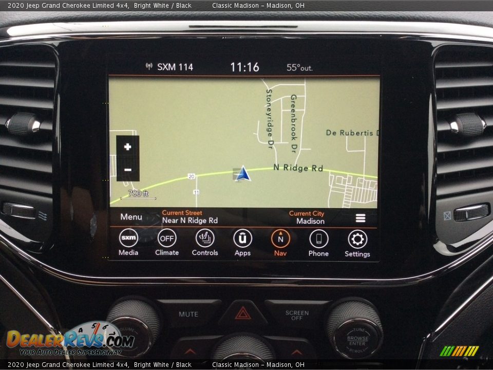 2020 Jeep Grand Cherokee Limited 4x4 Bright White / Black Photo #16