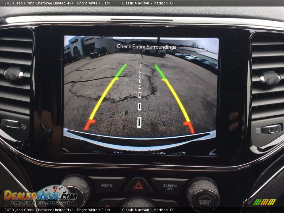 2020 Jeep Grand Cherokee Limited 4x4 Bright White / Black Photo #17