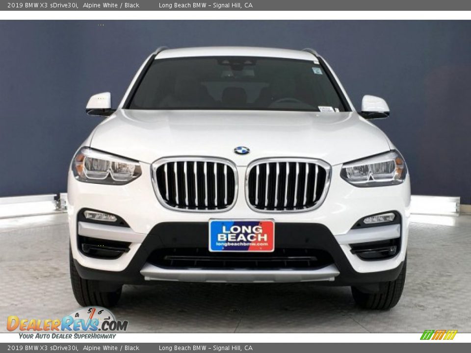 2019 BMW X3 sDrive30i Alpine White / Black Photo #2