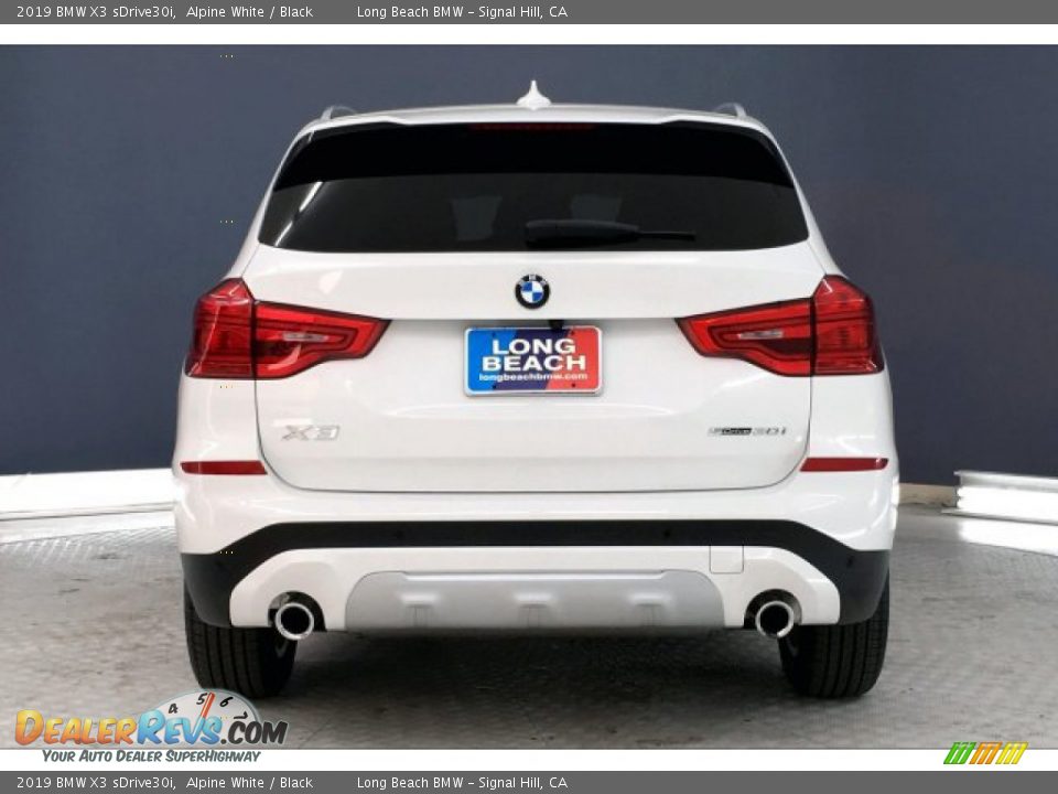 2019 BMW X3 sDrive30i Alpine White / Black Photo #3