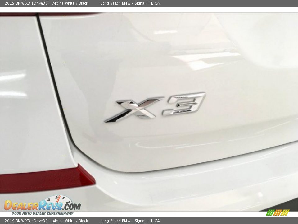 2019 BMW X3 sDrive30i Alpine White / Black Photo #7