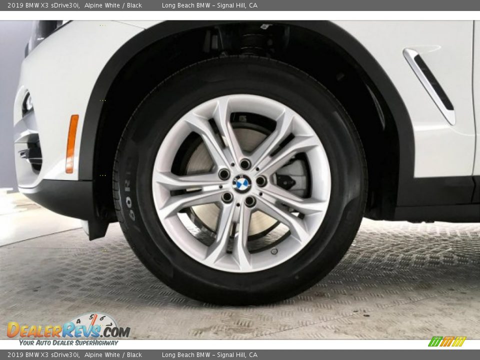 2019 BMW X3 sDrive30i Alpine White / Black Photo #8