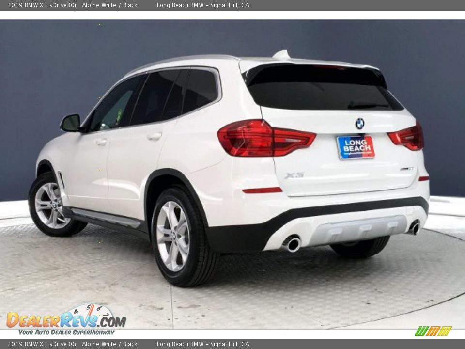 2019 BMW X3 sDrive30i Alpine White / Black Photo #10