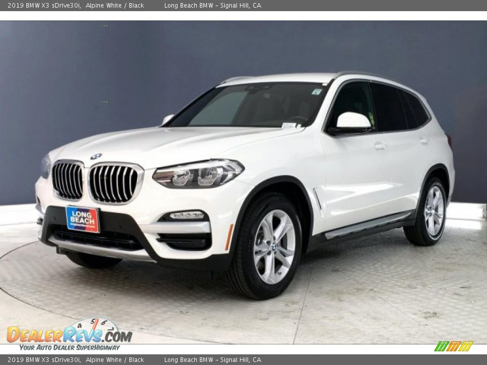 2019 BMW X3 sDrive30i Alpine White / Black Photo #12
