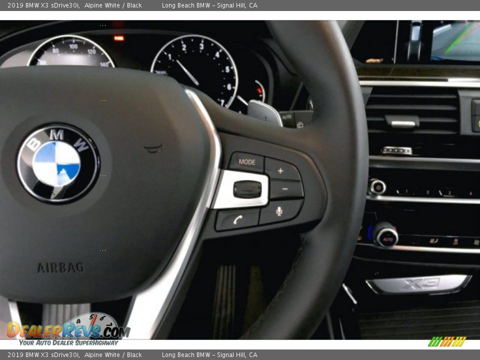 2019 BMW X3 sDrive30i Alpine White / Black Photo #15
