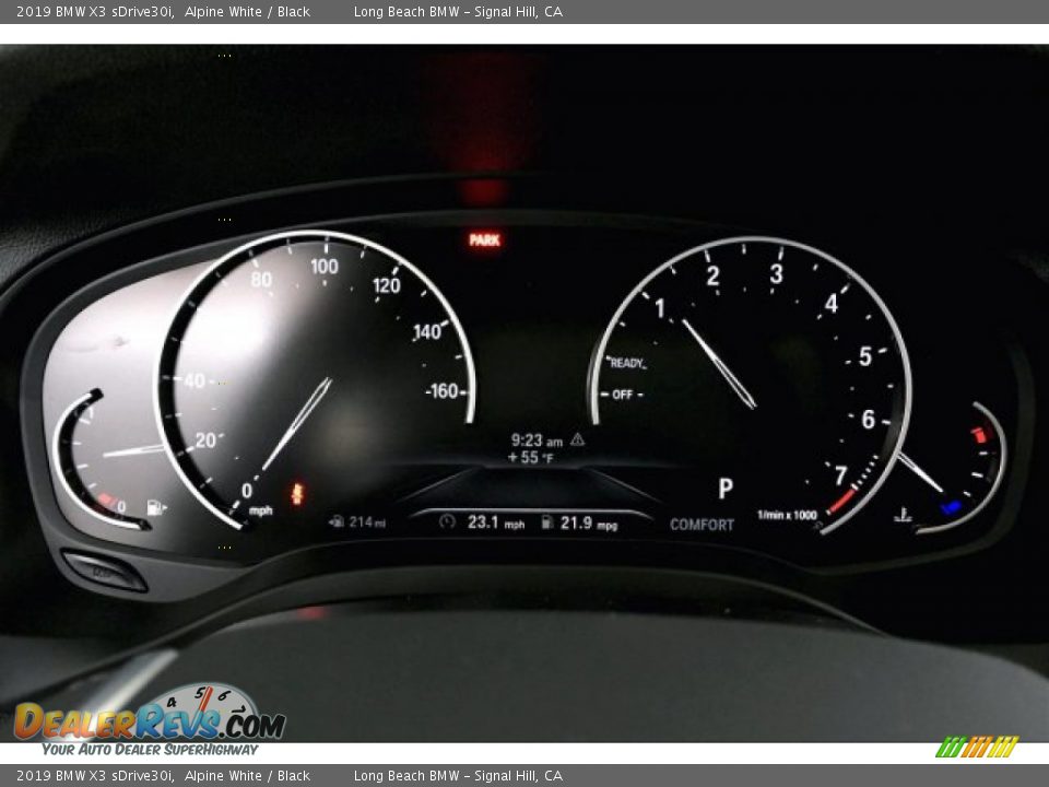 2019 BMW X3 sDrive30i Alpine White / Black Photo #16