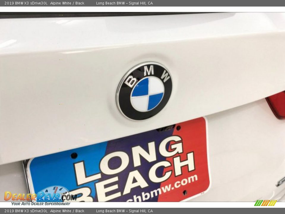 2019 BMW X3 sDrive30i Alpine White / Black Photo #23