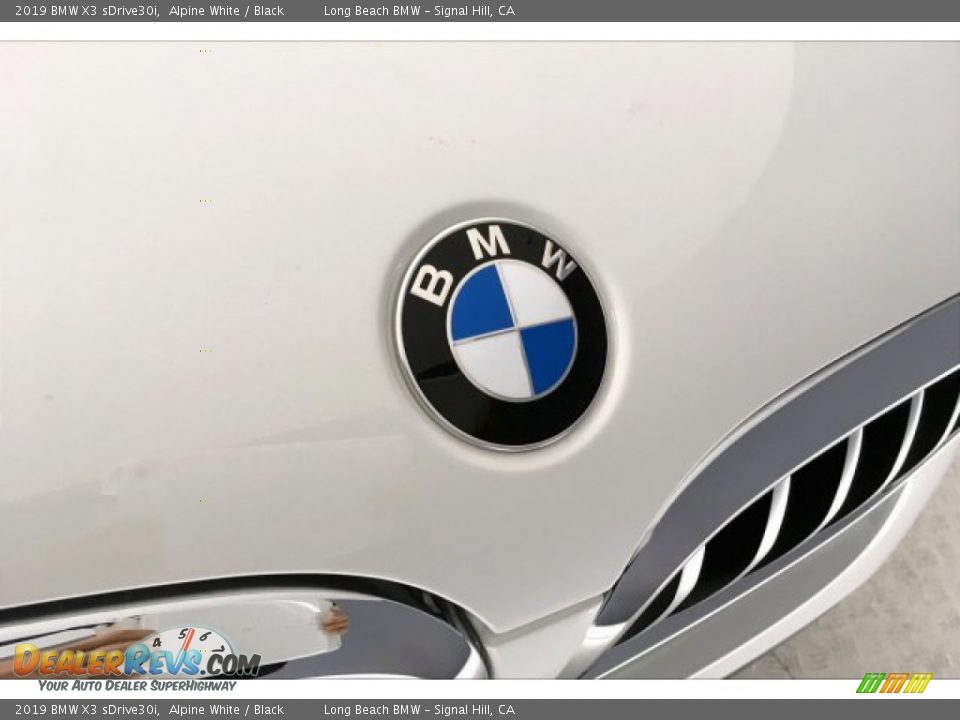 2019 BMW X3 sDrive30i Alpine White / Black Photo #29