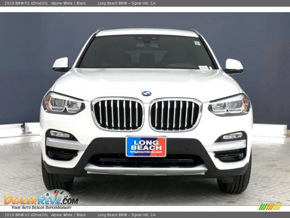 2019 BMW X3 sDrive30i Alpine White / Black Photo #2