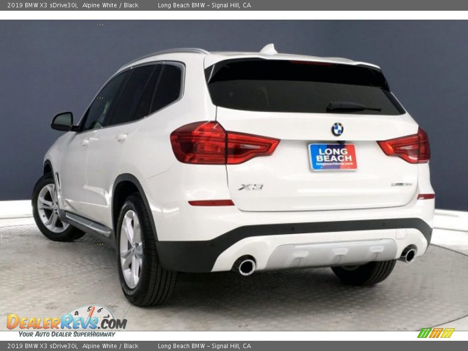 2019 BMW X3 sDrive30i Alpine White / Black Photo #10