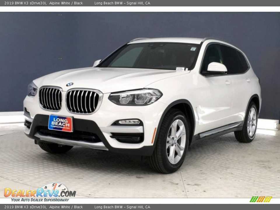 2019 BMW X3 sDrive30i Alpine White / Black Photo #12