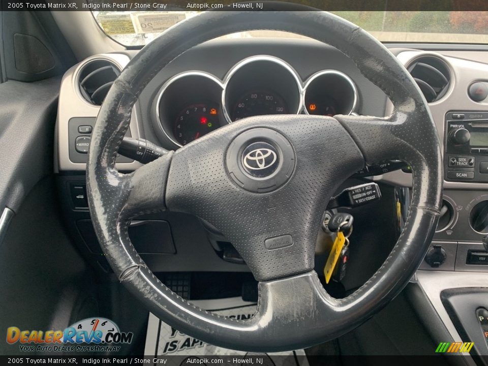 2005 Toyota Matrix XR Indigo Ink Pearl / Stone Gray Photo #17