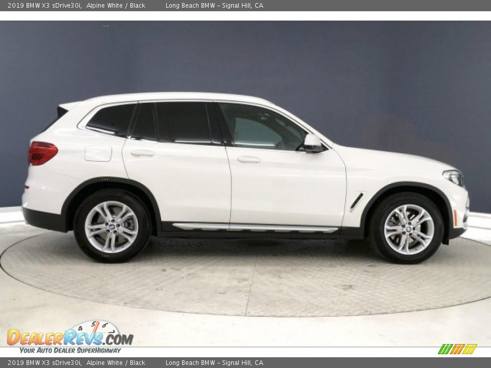 2019 BMW X3 sDrive30i Alpine White / Black Photo #30