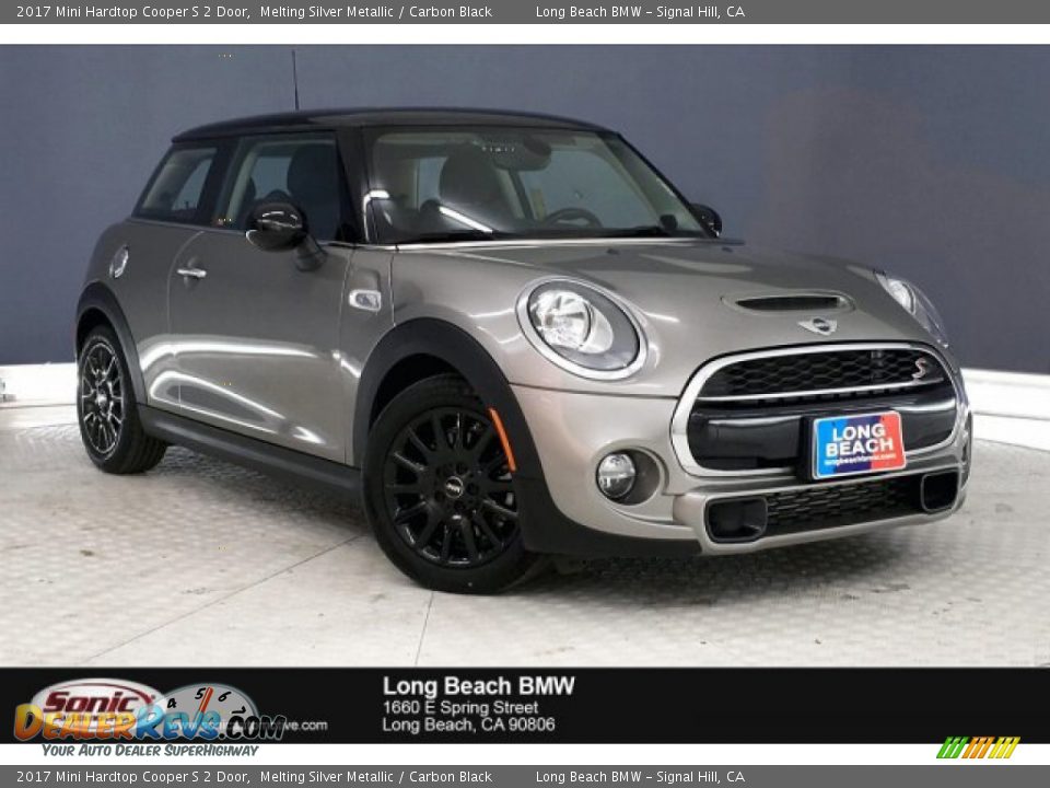 2017 Mini Hardtop Cooper S 2 Door Melting Silver Metallic / Carbon Black Photo #1