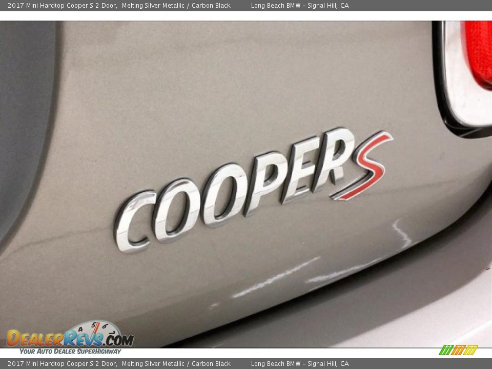 2017 Mini Hardtop Cooper S 2 Door Melting Silver Metallic / Carbon Black Photo #7