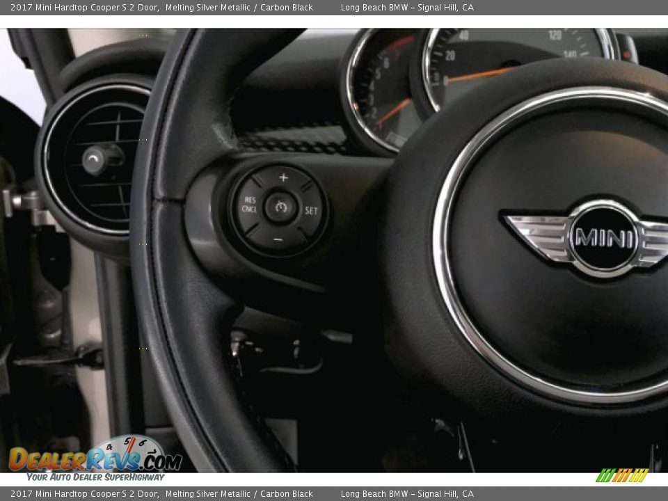 2017 Mini Hardtop Cooper S 2 Door Melting Silver Metallic / Carbon Black Photo #14