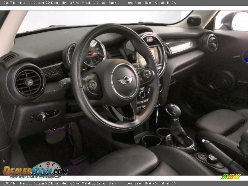 2017 Mini Hardtop Cooper S 2 Door Melting Silver Metallic / Carbon Black Photo #17