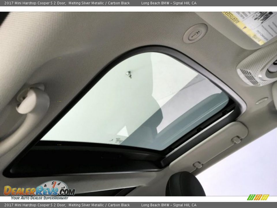 2017 Mini Hardtop Cooper S 2 Door Melting Silver Metallic / Carbon Black Photo #25