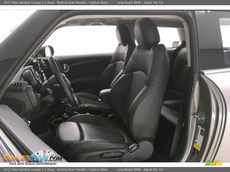 2017 Mini Hardtop Cooper S 2 Door Melting Silver Metallic / Carbon Black Photo #32