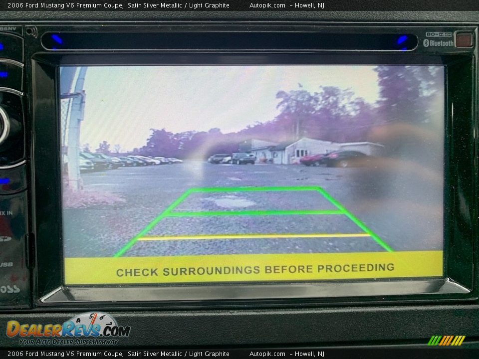 2006 Ford Mustang V6 Premium Coupe Satin Silver Metallic / Light Graphite Photo #16