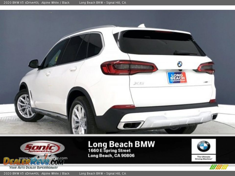 2020 BMW X5 sDrive40i Alpine White / Black Photo #2