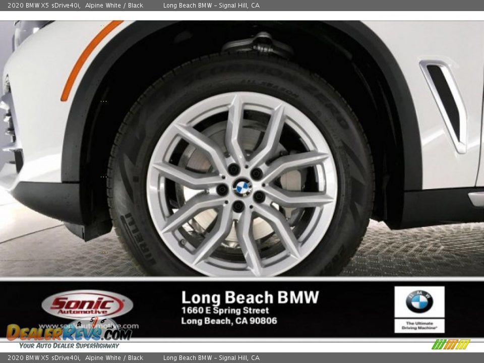 2020 BMW X5 sDrive40i Alpine White / Black Photo #9