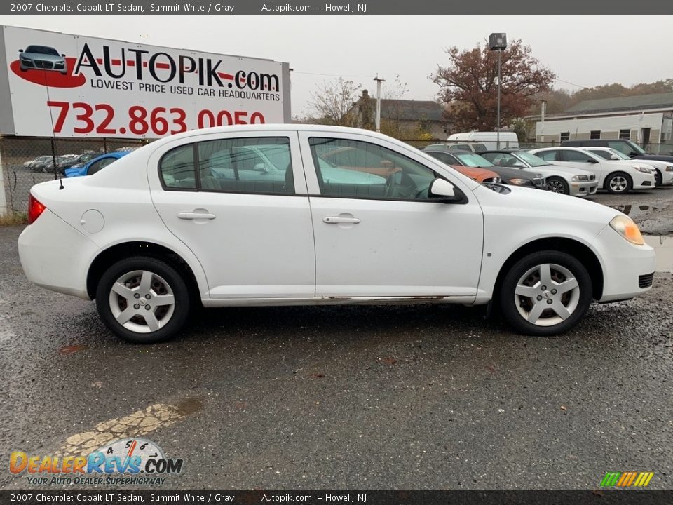 2007 Chevrolet Cobalt LT Sedan Summit White / Gray Photo #2