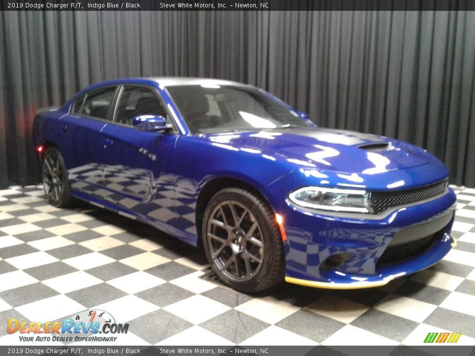 2019 Dodge Charger R/T Indigo Blue / Black Photo #4