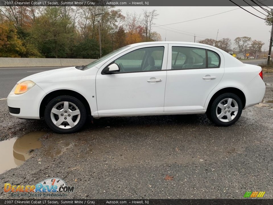 2007 Chevrolet Cobalt LT Sedan Summit White / Gray Photo #6